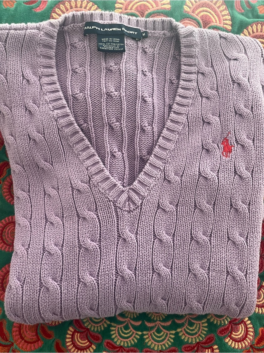 Ralph Lauren Sport V neck sweater